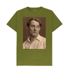 Moss Green Printed T-shirt Front