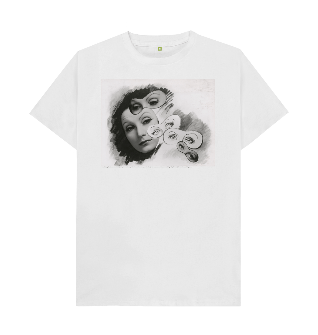 White printed t shirt front