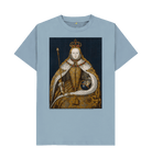 Stone Blue Printed T-shirt Front