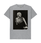 Athletic Grey Printed T-shirt Front