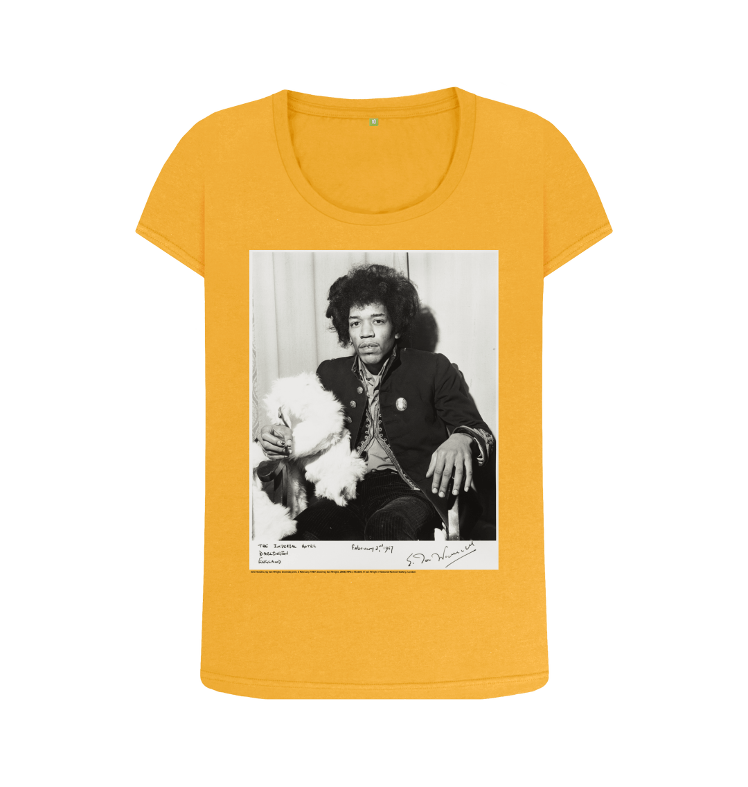 Mustard printed t shirt front
