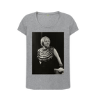 Athletic Grey Printed T-shirt Front