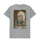 Athletic Grey Printed T-shirt Front