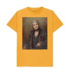 Mustard Printed T-shirt Front