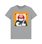 Athletic Grey Printed T-shirt Front