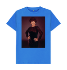 Bright Blue Printed T-shirt Front