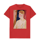 Red Printed T-shirt Front
