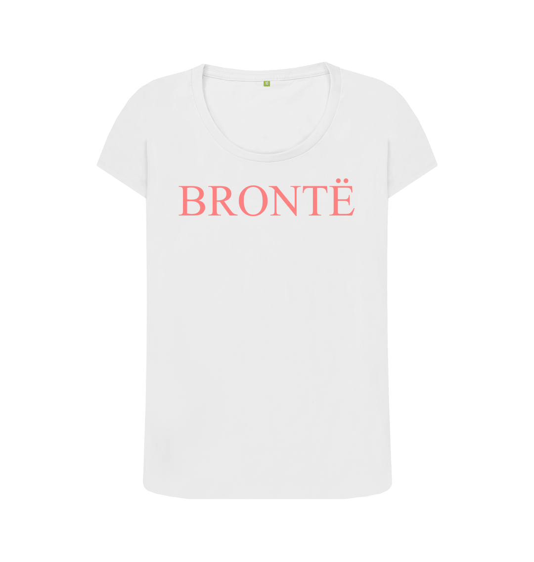 White printed t shirt front