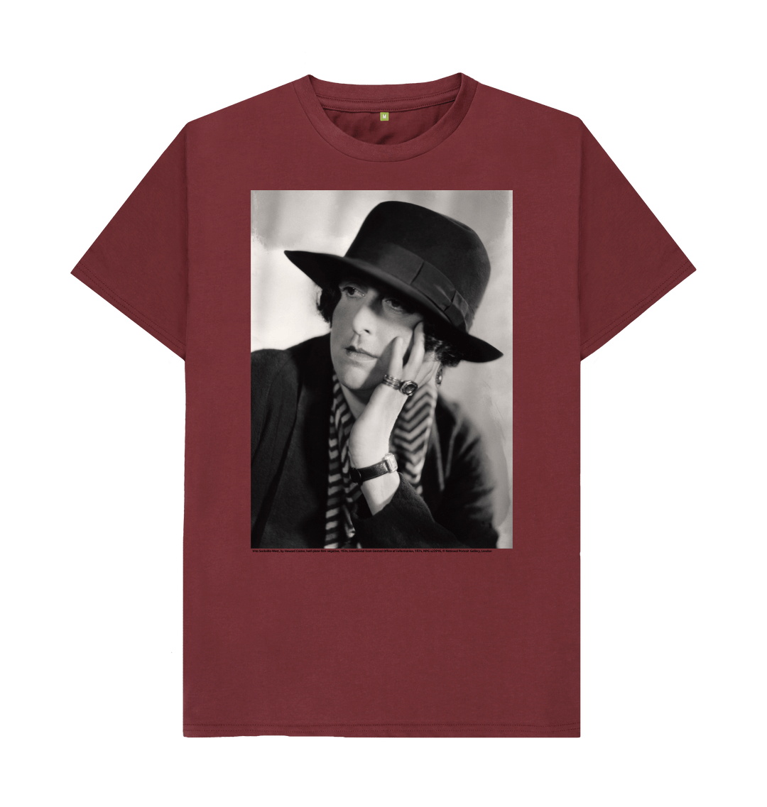 Red wine printed t shirt front