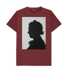 Red Wine Printed T-shirt Front