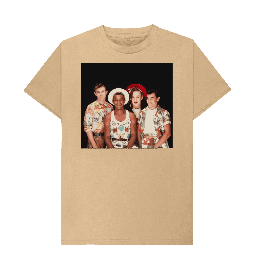 Sand printed t shirt front