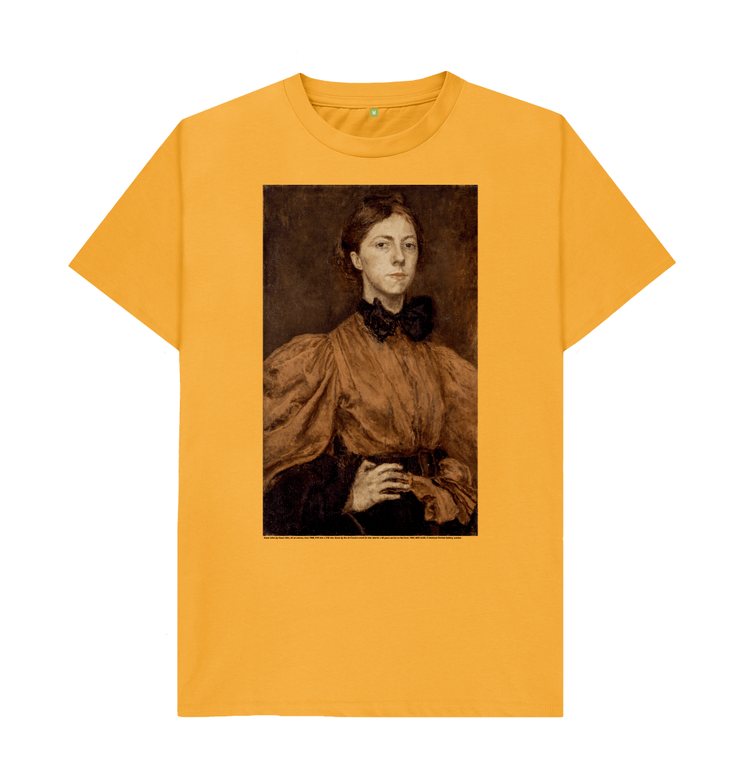 Mustard printed t shirt front