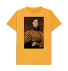 Mustard Printed T-shirt Front