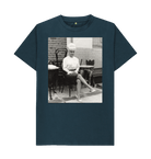 Denim Blue Printed T-shirt Front