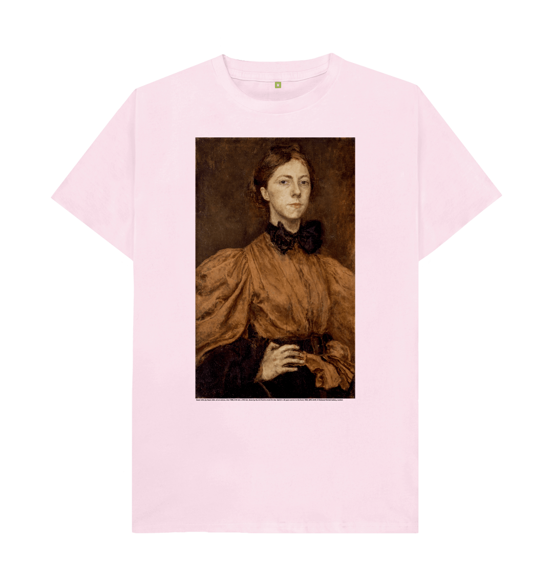 Pink printed t shirt front