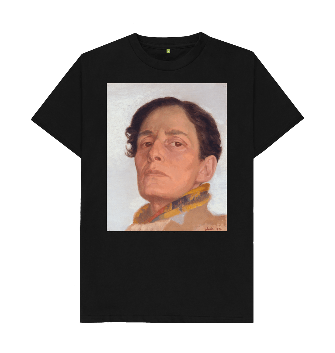 Black printed t shirt front