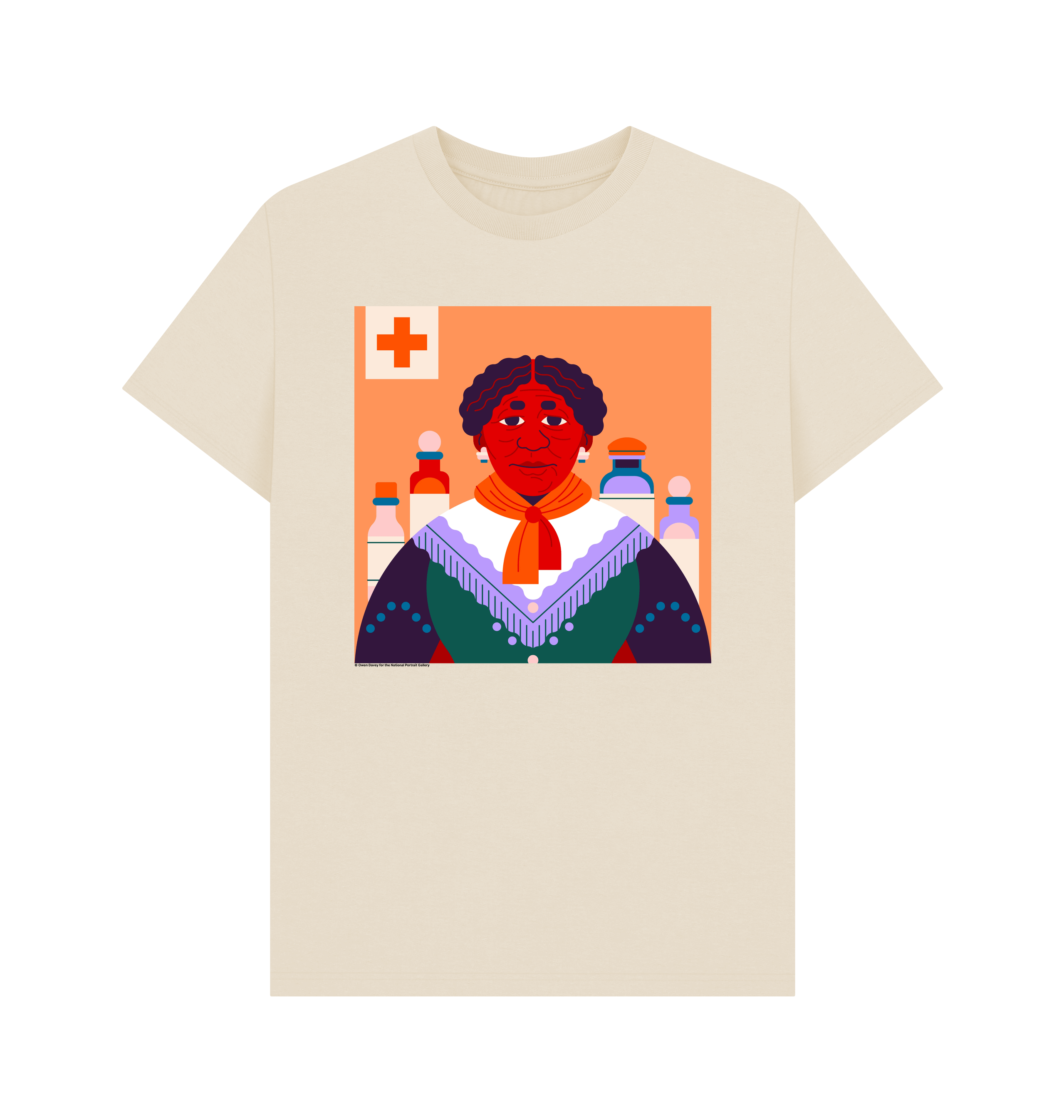 Oat printed t shirt front