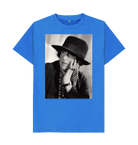 Bright Blue Printed T-shirt Front
