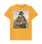 Mustard Printed T-shirt Front