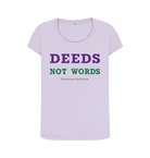 Violet Printed T-shirt Front