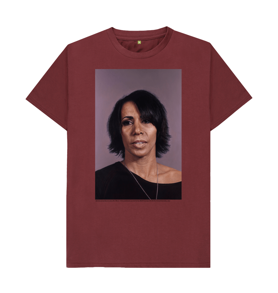 Red wine printed t shirt front