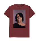 Red Wine Printed T-shirt Front