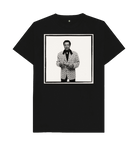 Black Printed T-shirt Front