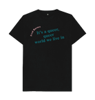 Black Printed T-shirt Front