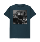 Denim Blue Printed T-shirt Front
