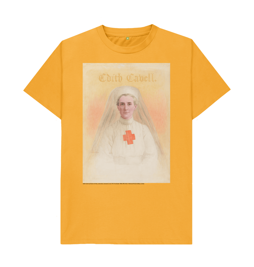 Mustard printed t shirt front