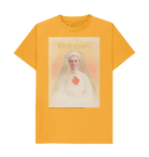Mustard Printed T-shirt Front