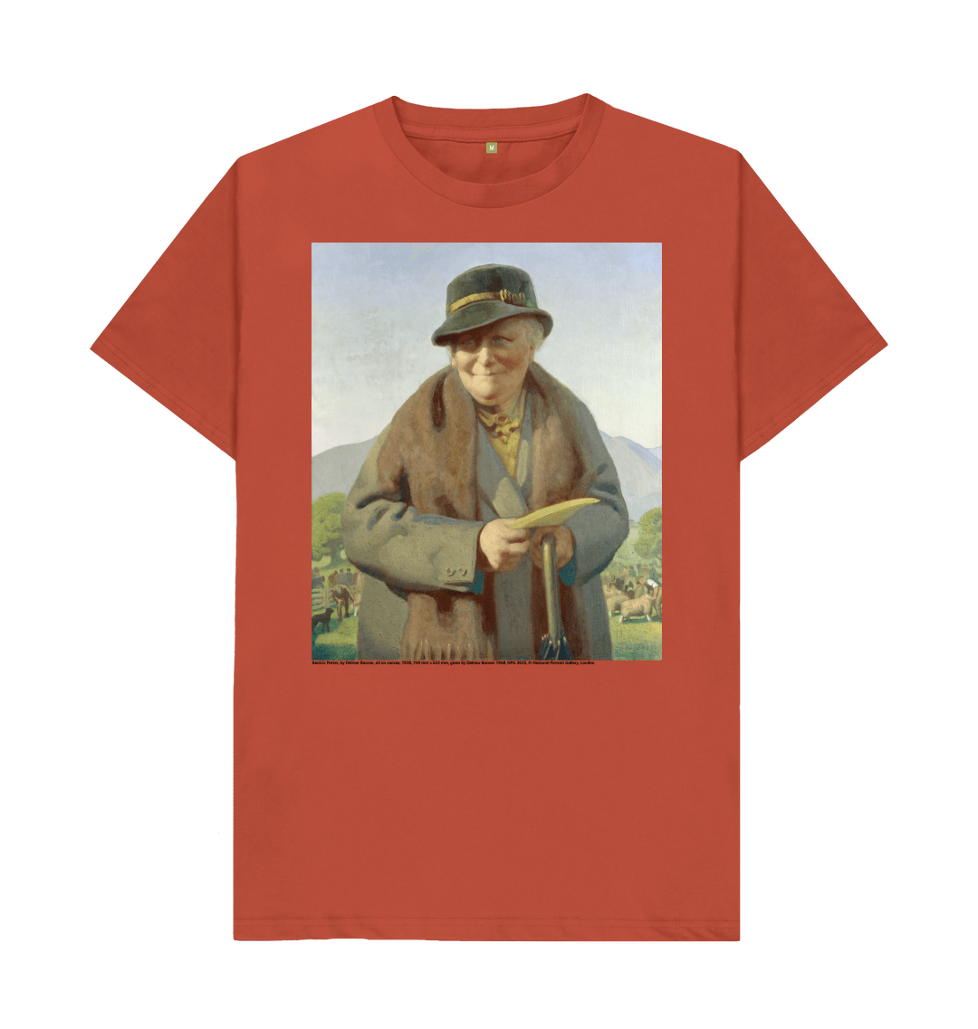 Rust printed t shirt front