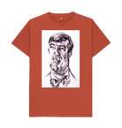 Rust Printed T-shirt Front