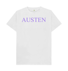 White Printed T-shirt Front