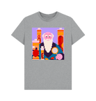 Athletic Grey Printed T-shirt Front