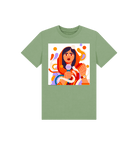 Sage Printed Kids T-Shirt Front