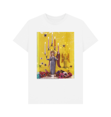 White Angels (Burning Candles) by Yevonde  Unisex Crew Neck T-shirt