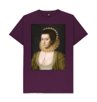 Purple Printed T-shirt Front