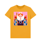Mustard Printed T-shirt Front