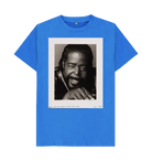 Bright Blue Printed T-shirt Front