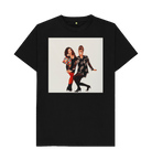 Black Printed T-shirt Front