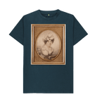 Denim Blue Printed T-shirt Front