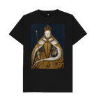 Black Printed T-shirt Front