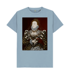 Stone Blue Printed T-shirt Front