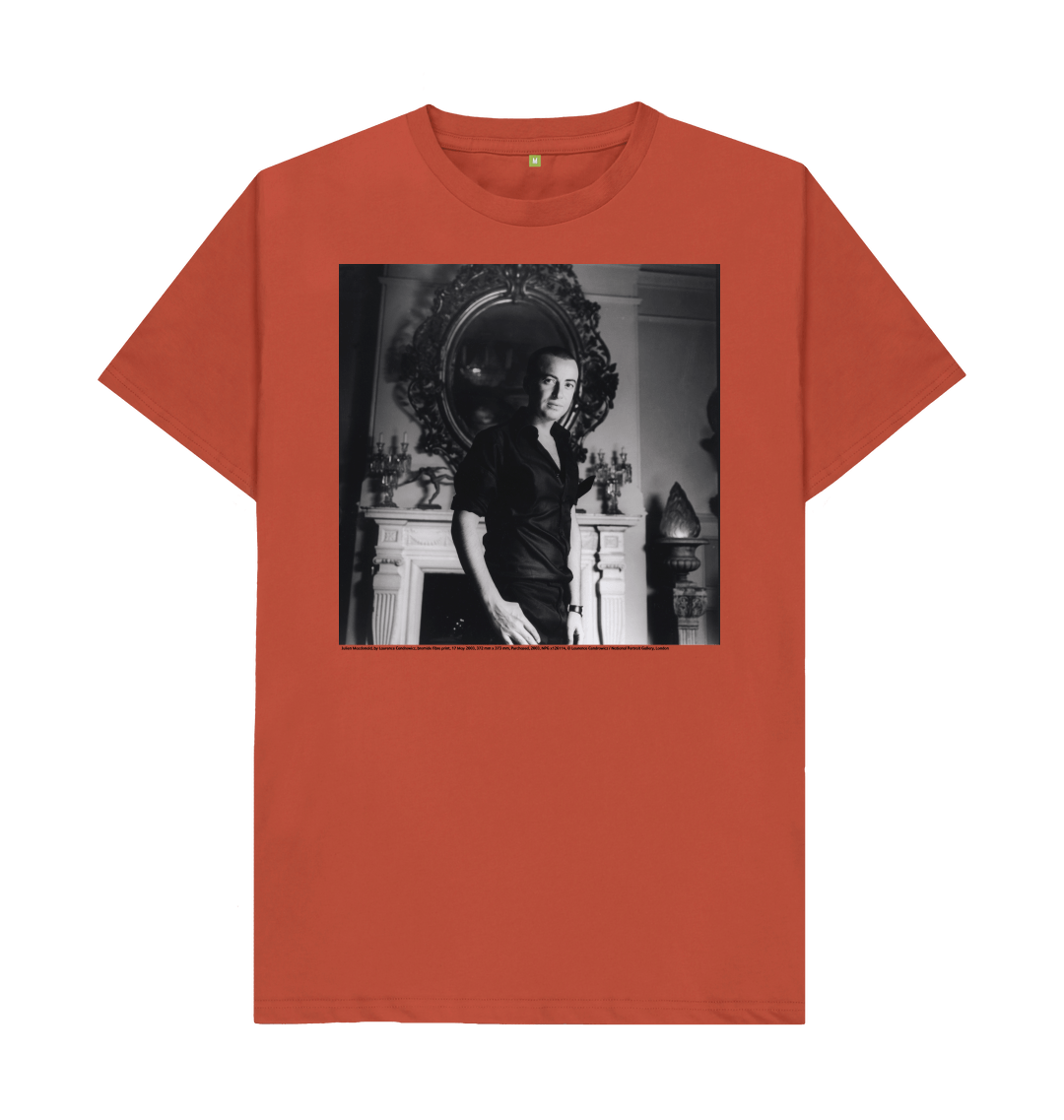 Rust printed t shirt front