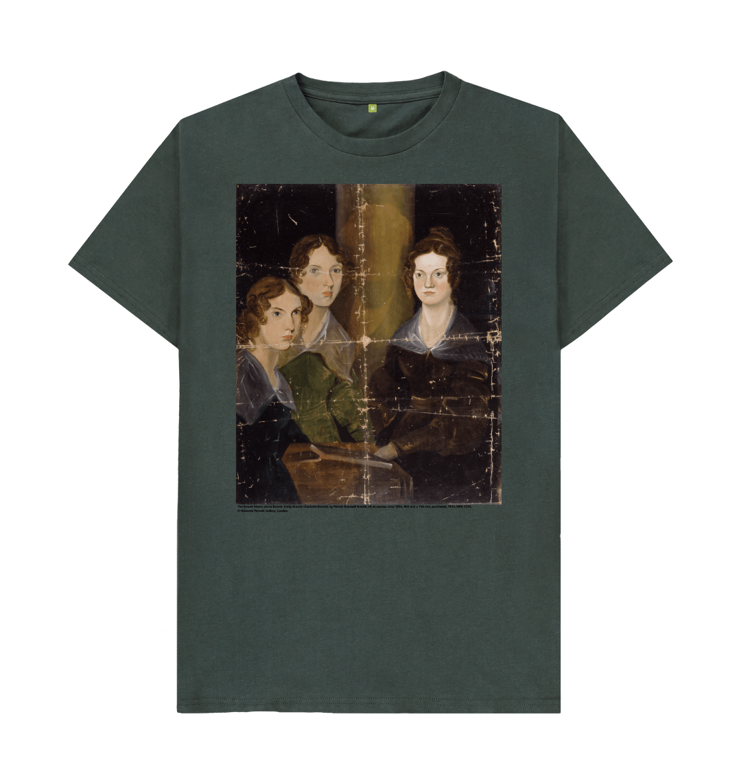 Dark grey printed t shirt front