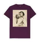 Purple Printed T-shirt Front