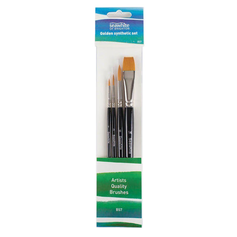 A set of 4 mixed paint brushes to get you started
