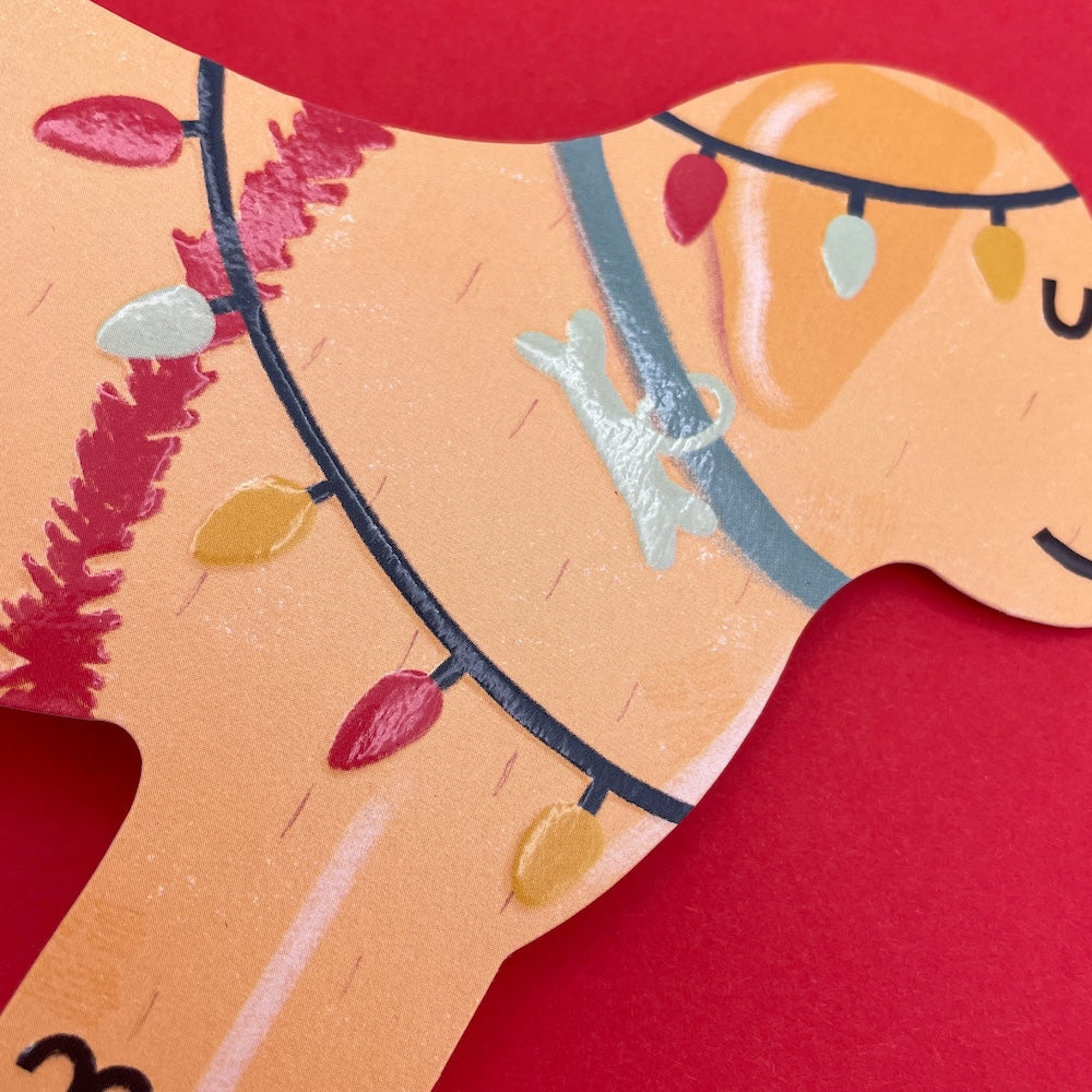 Cute_labrador_puppy_shaped_christmas_greetings_card_for_dog_lovers_raspberry_blossom_detail_paw31