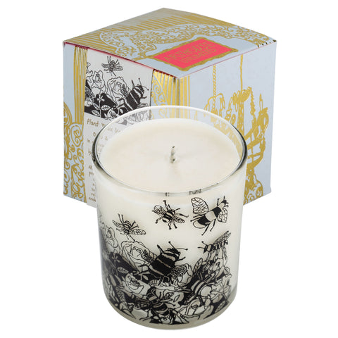 Bee Free Plant Wax Candle, Oats & Honey